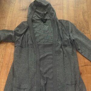Hayden Gray Hooded Cardigan